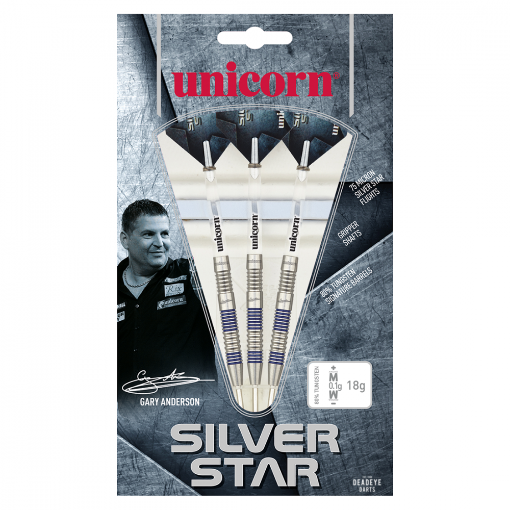 Unicorn Silver Star dart pílar